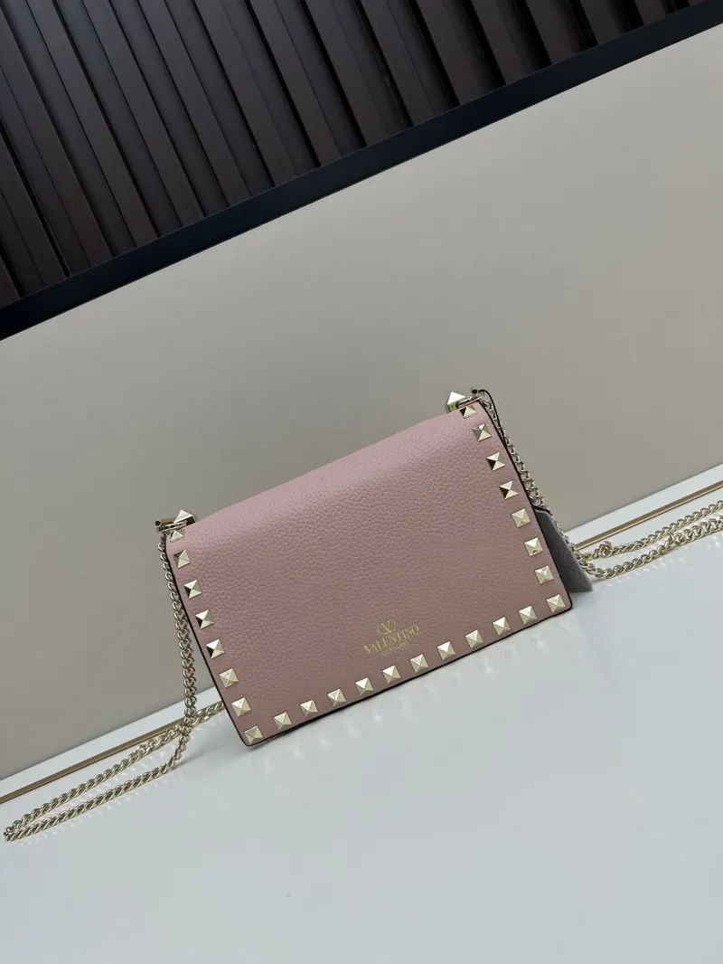 Alternative view of Valentino Pink Rockstud Chain Crossbody Bag 0137