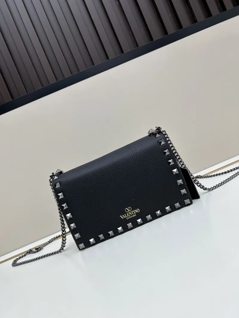 Alternative view of Valentino Black Studded Crossbody Bag 0137