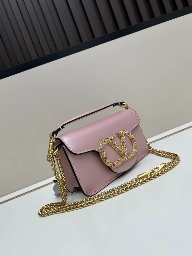 Alternative view of Valentino Pink Crossbody Satchel Bag 20265