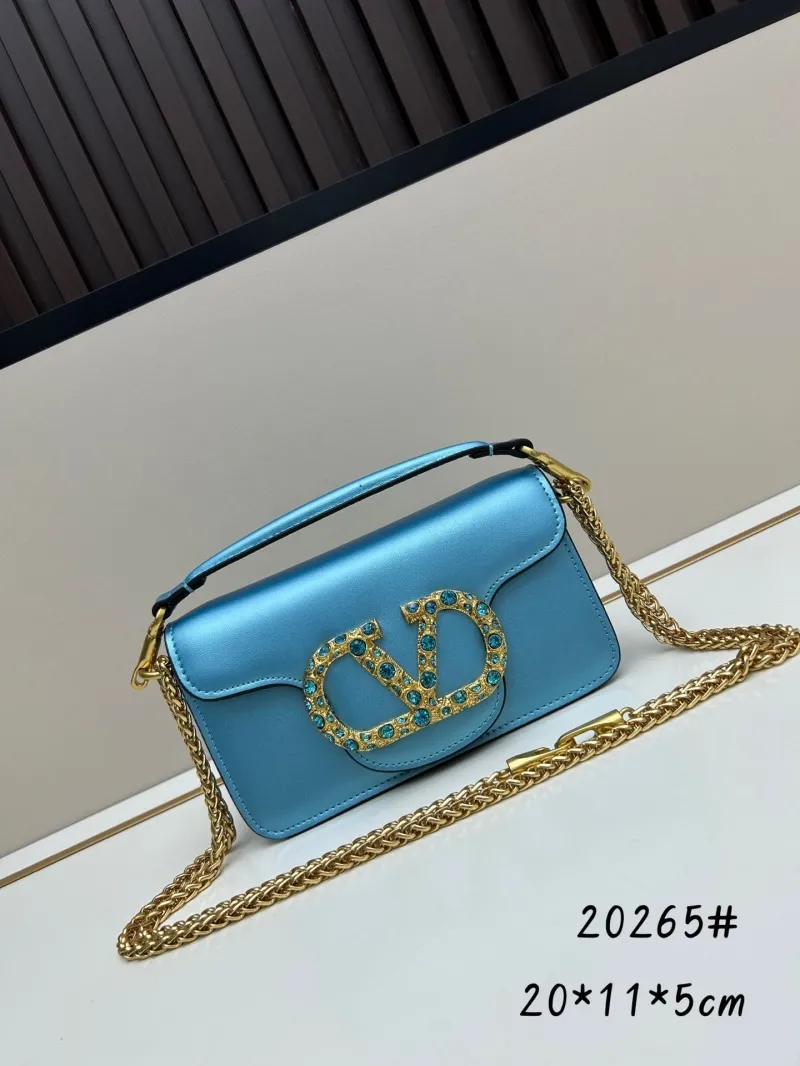 Valentino Light Blue Crossbody Satchel Bag 20265