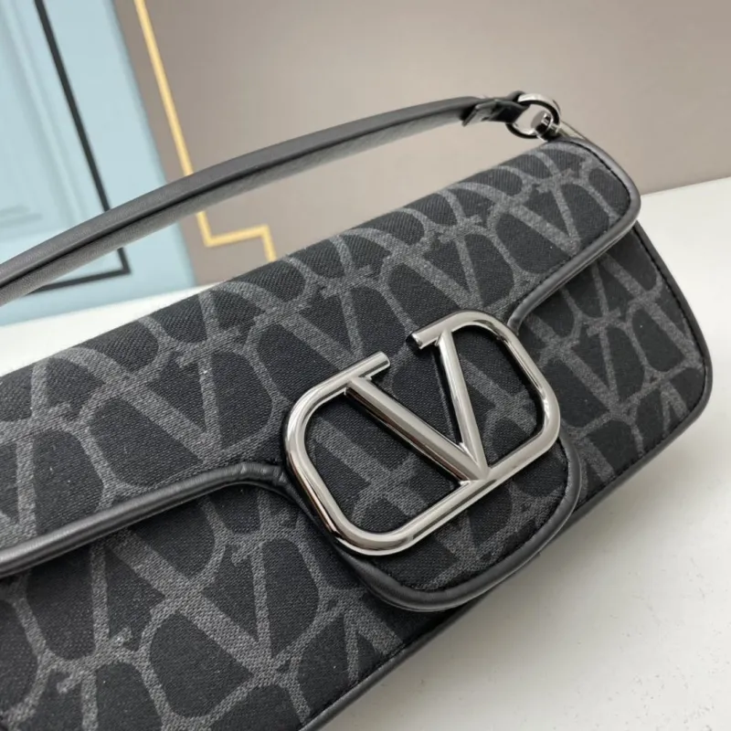 Valentino Black Chain Satchel Bag 5103 - Image 4