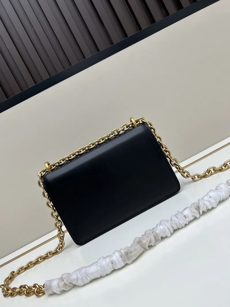 Valentino Black Chain Crossbody Bag 20260 - Image 3