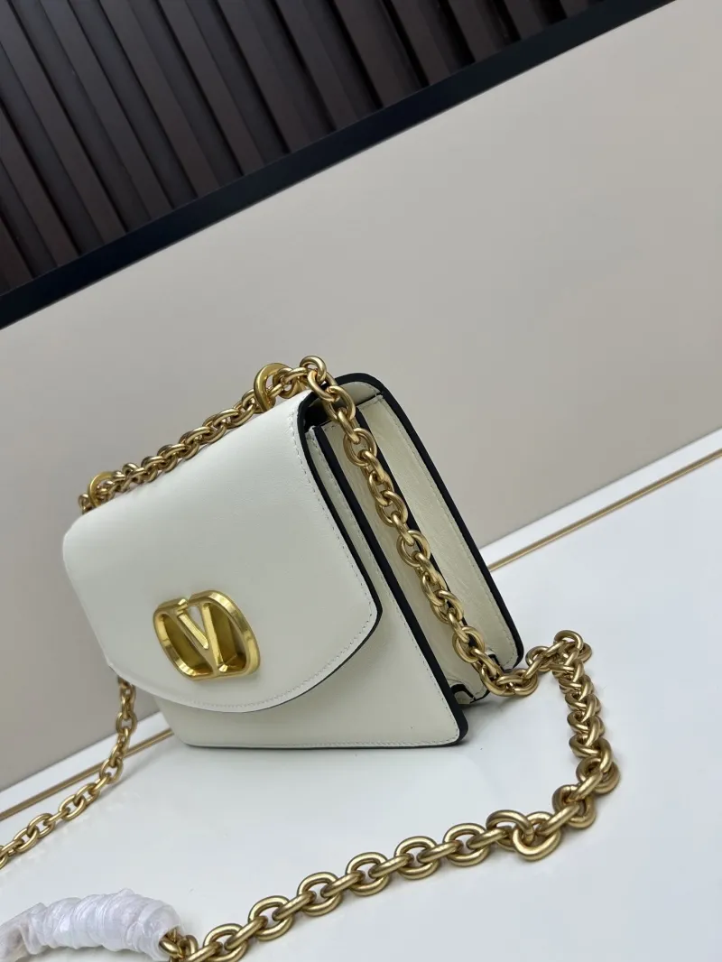 Alternative view of Valentino White Chain Crossbody Satchel Bag 20261