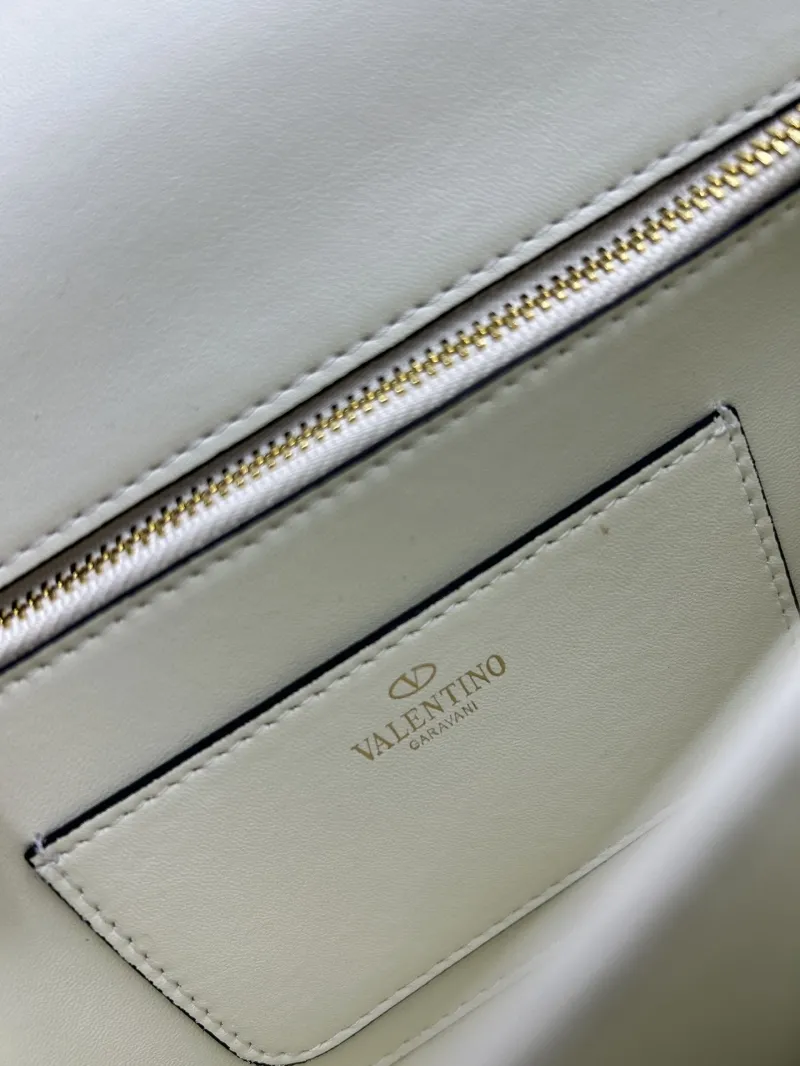 Valentino White Chain Crossbody Satchel Bag 20261 - Image 8