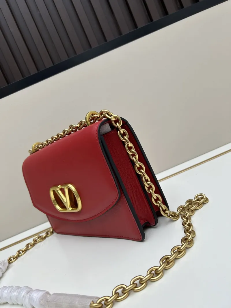 Alternative view of Valentino Red Leather Satchel Bag 20261
