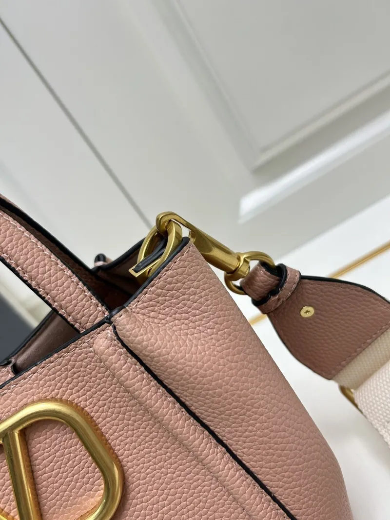 Valentino Small Pink Satchel Bag 5041 - Image 4