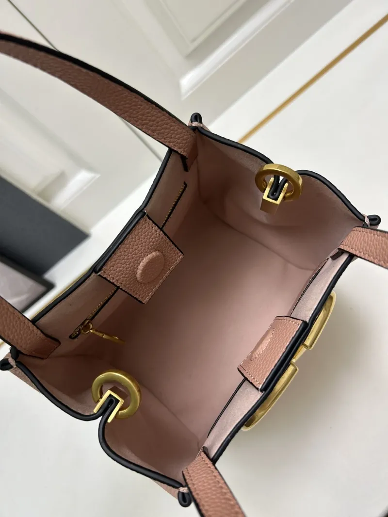 Valentino Small Pink Satchel Bag 5041 - Image 8