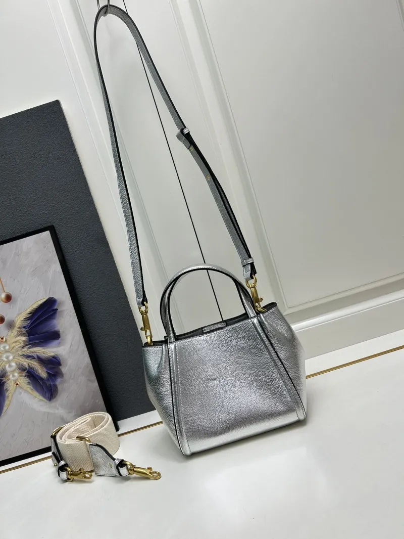 Alternative view of Valentino Small Silver Satchel Bag 5041