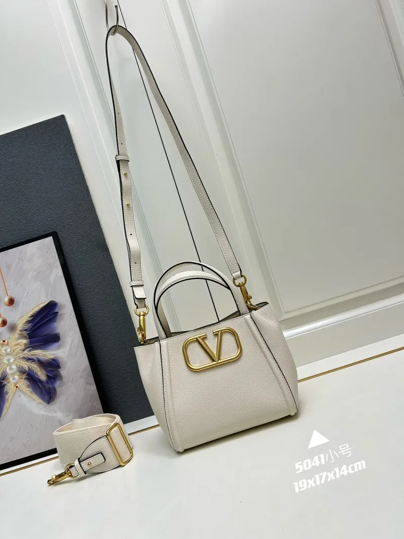 Valentino Small Leather Satchel Bag Model 5041