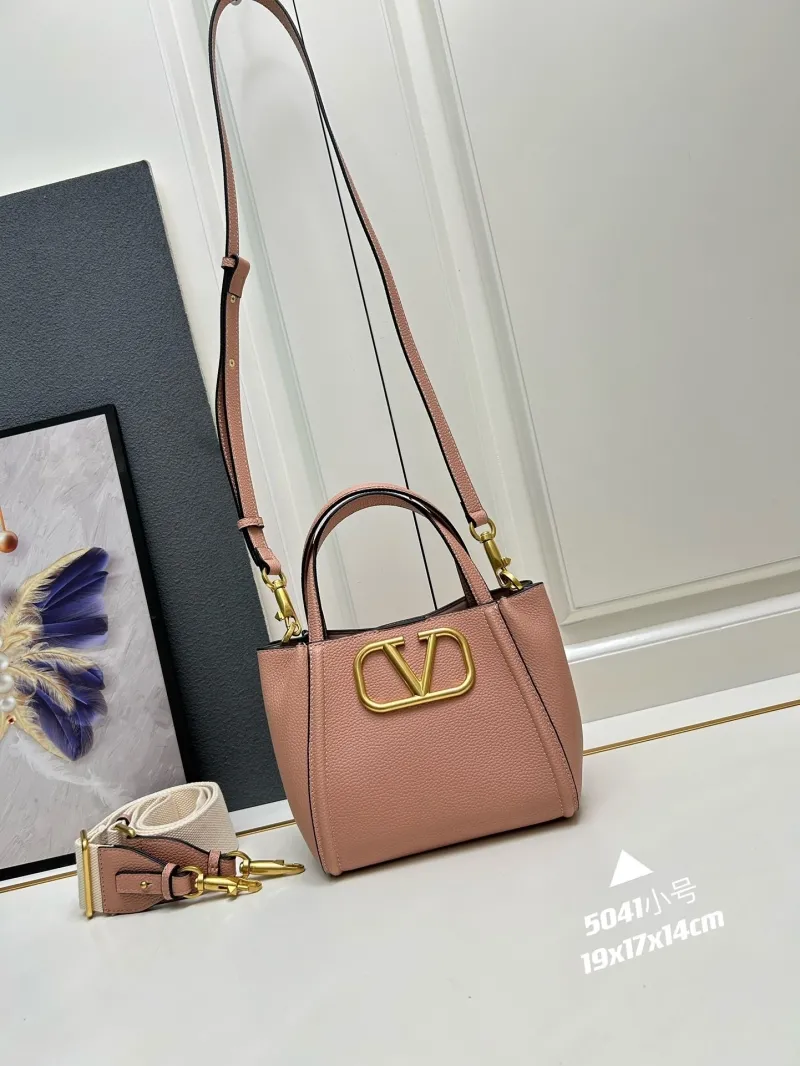 Valentino Small Leather Satchel Bag Model 5041 - Image 6