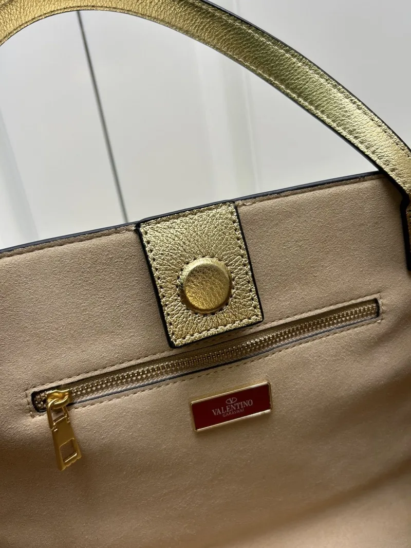 Valentino Gold 5041 Large Satchel Bag - Image 8