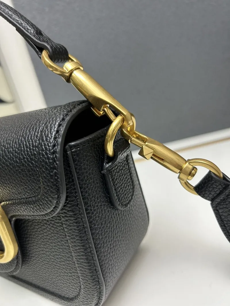 Valentino Black Satchel Bag 5026 - Image 4