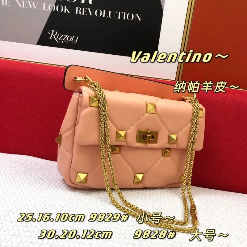 Alternative view of Valentino Pink Nappa Leather Small Satchel Bag 9829