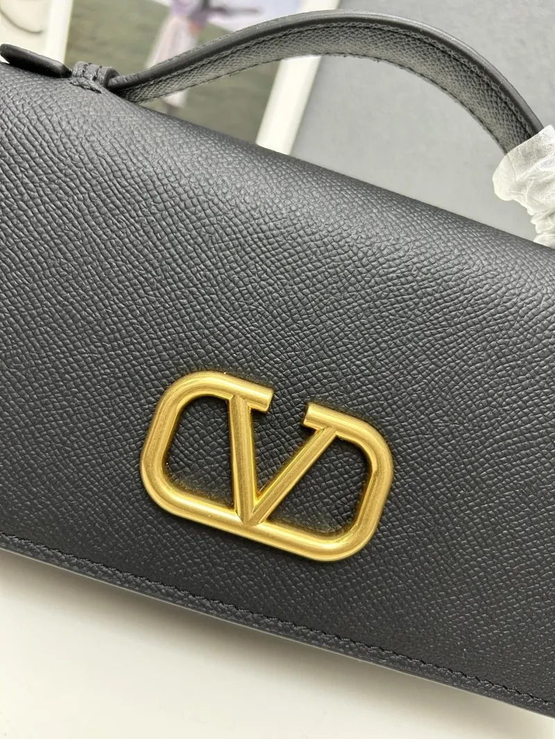 Valentino Black Crossbody Satchel Bag 9882 - Image 5