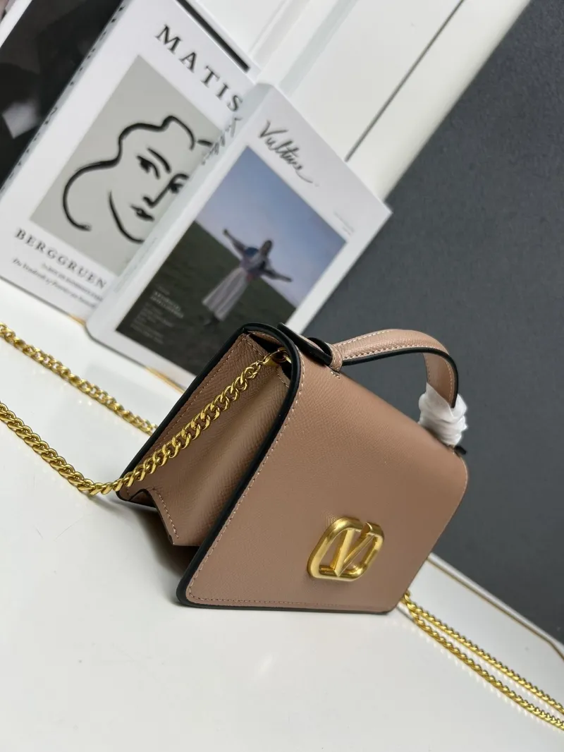 Valentino Nude Crossbody Satchel Bag 9882 19.10.6CM - Image 3