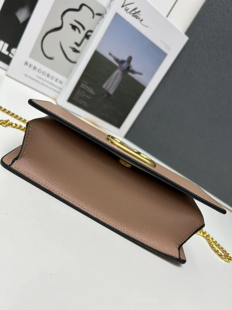 Valentino Nude Crossbody Satchel Bag 9882 19.10.6CM - Image 7