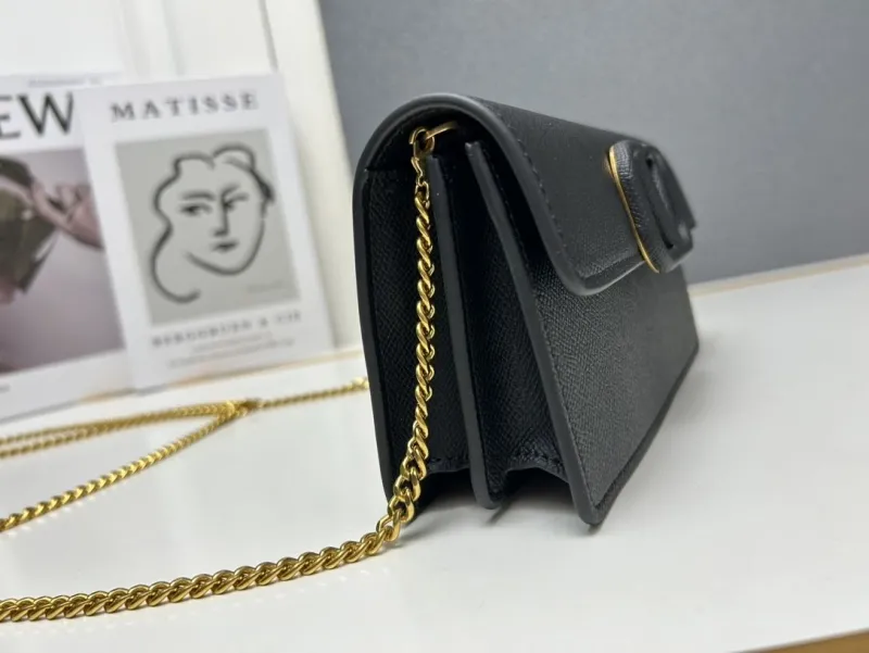 Valentino Black Chain Crossbody Bag 9879 - Image 6