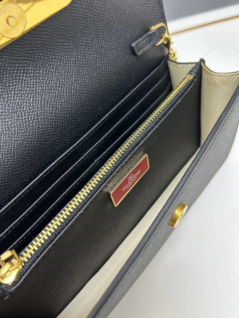 Valentino Black Chain Crossbody Bag 9879 - Image 8