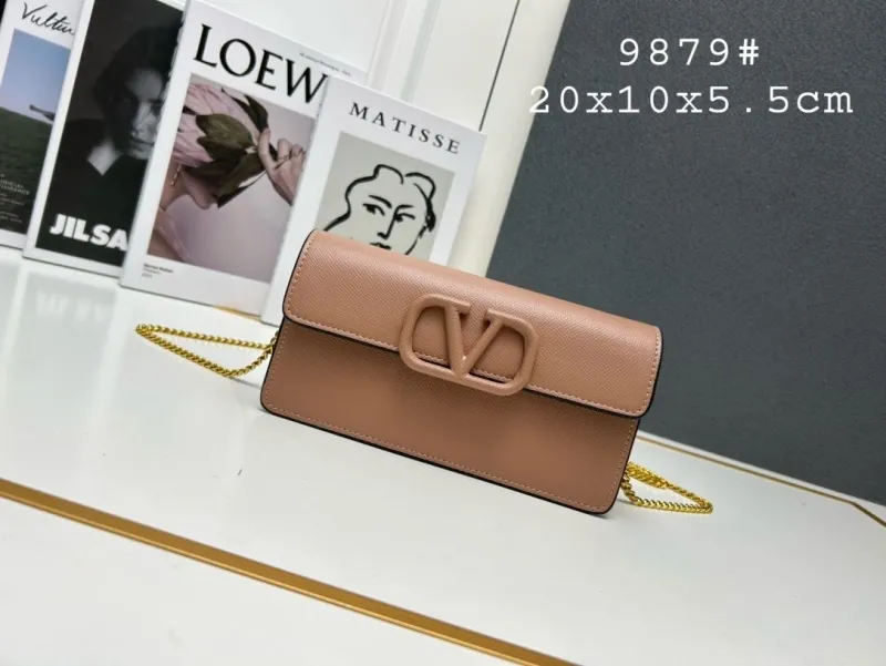 Valentino Nude Chain Crossbody Bag 9879