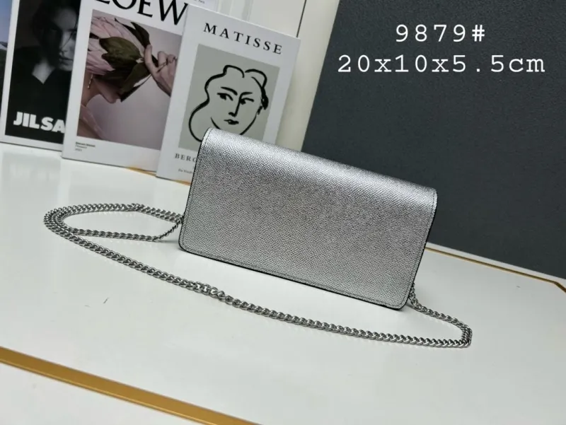 Alternative view of Valentino Silver Chain Satchel Bag 9879