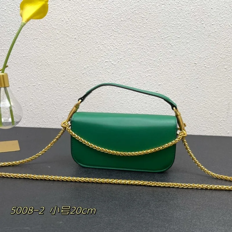 Alternative view of Valentino Green Small Satchel Bag 5008-2