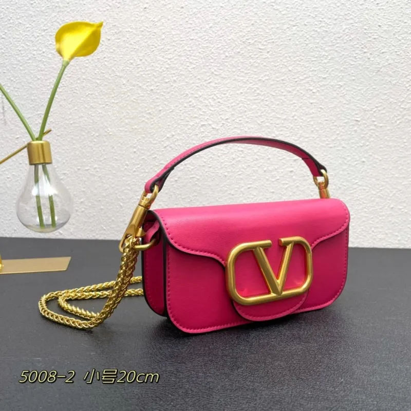 Valentino Small Pink Chain Satchel Bag 5008-2 - Image 3