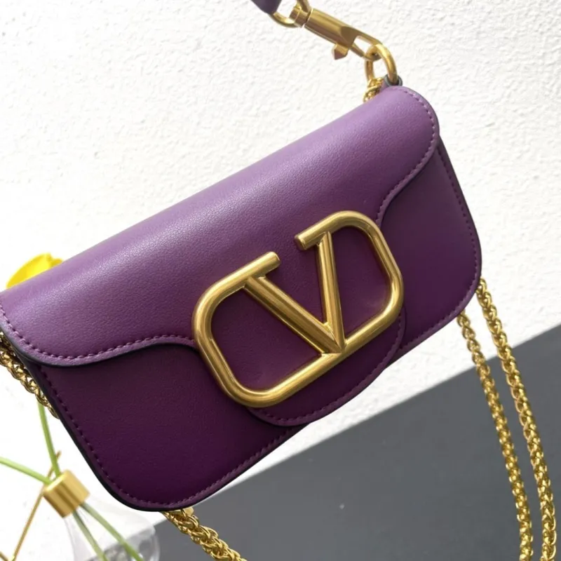 Valentino Purple Small Satchel Crossbody Bag 5008-2 - Image 5