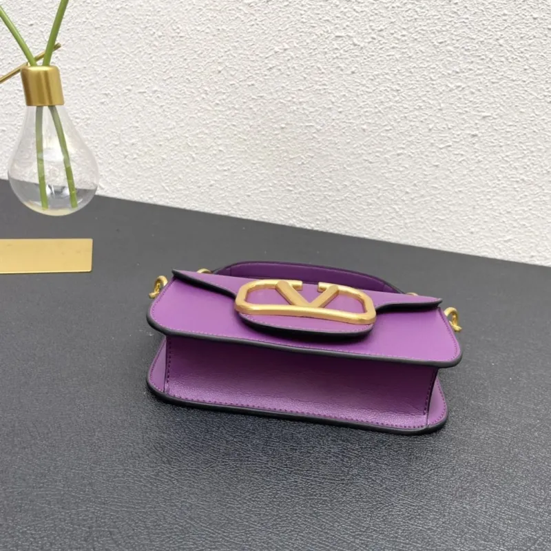Valentino Purple Small Satchel Crossbody Bag 5008-2 - Image 7