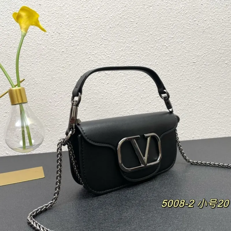 Valentino Small Black Crossbody Bag 5008-2 - Image 3
