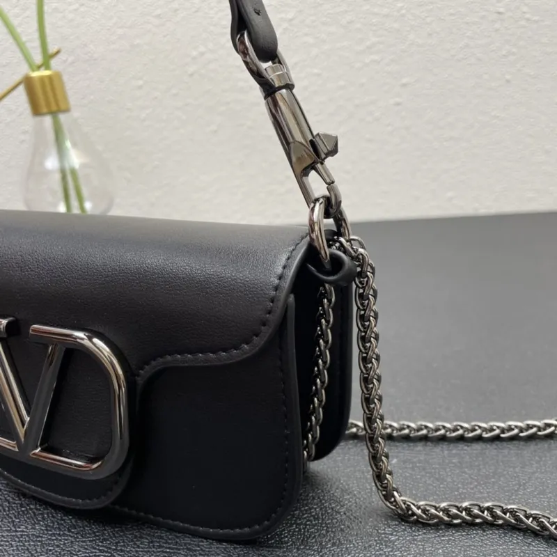 Valentino Small Black Crossbody Bag 5008-2 - Image 6