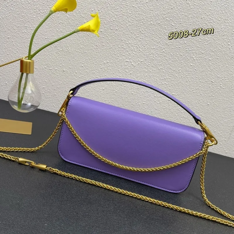 Alternative view of Valentino Purple Leather Satchel Bag 5008 27cm