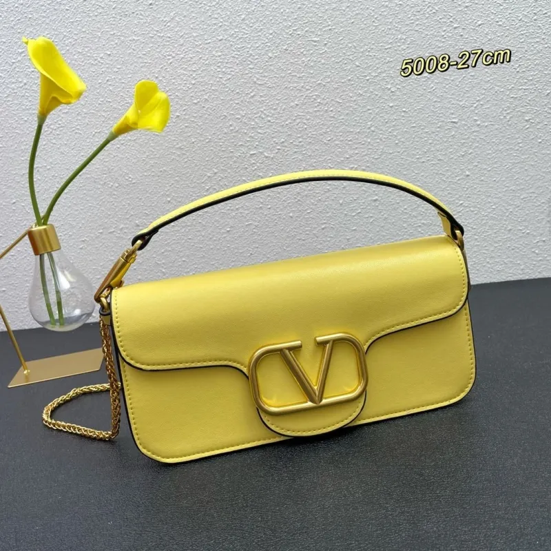 Valentino Yellow Satchel Bag 5008 Size 27cm - Image 3