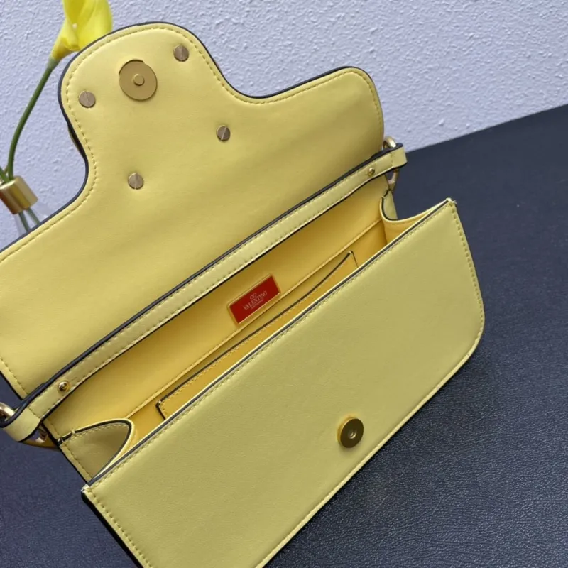 Valentino Yellow Satchel Bag 5008 Size 27cm - Image 8