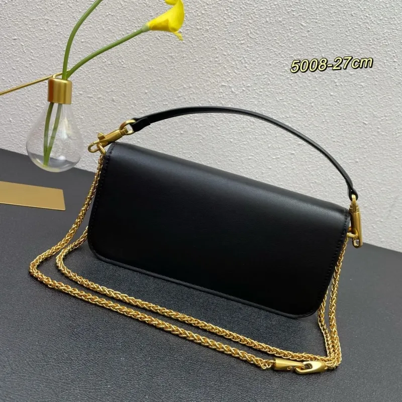 Alternative view of Valentino Black Leather Satchel Bag 5008 27cm