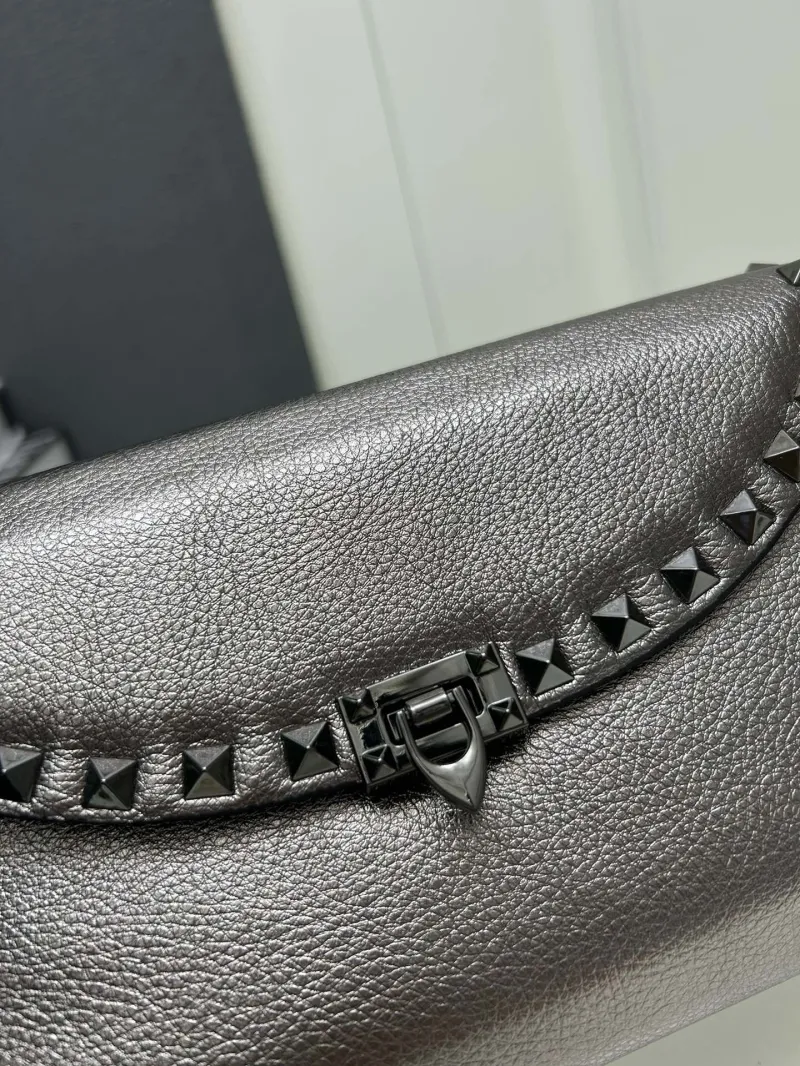 Valentino Metallic Studded Crossbody Bag 9895 - Image 5