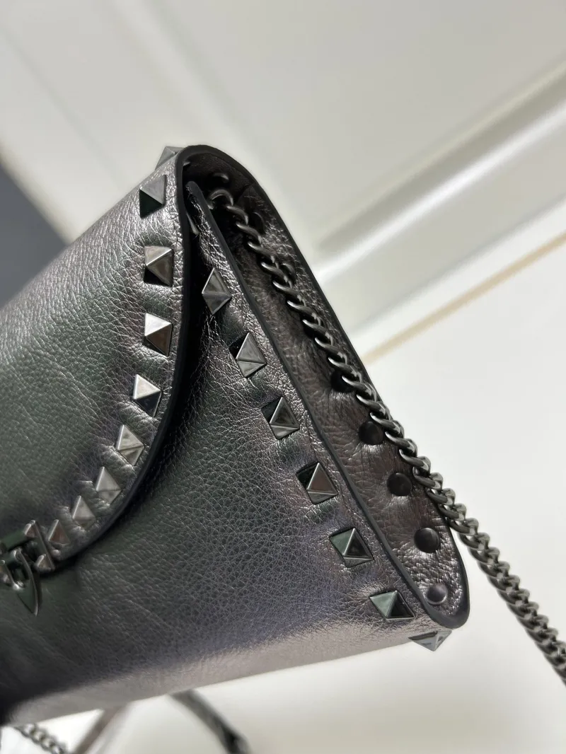 Valentino Metallic Studded Crossbody Bag 9895 - Image 7