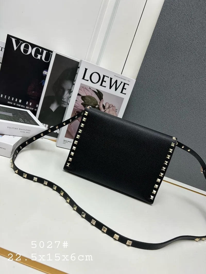Alternative view of Valentino Black Crossbody Satchel Bag 5027