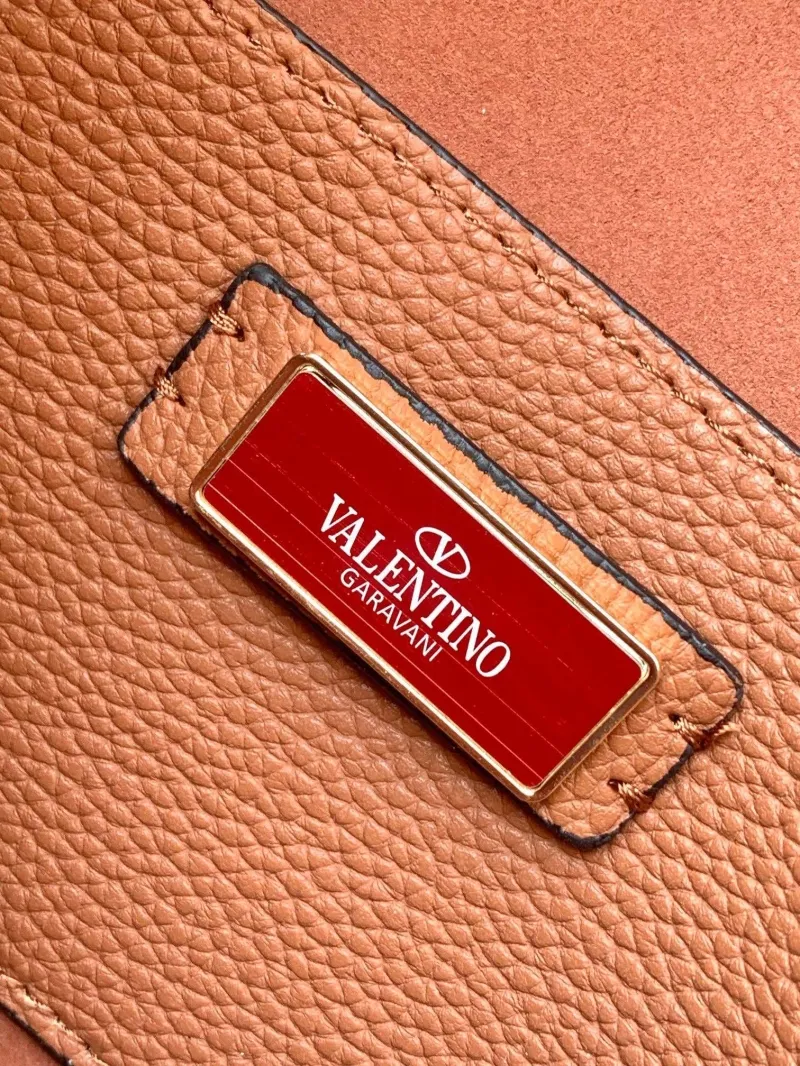Valentino Brown Crossbody Satchel Bag 5027 - Image 8