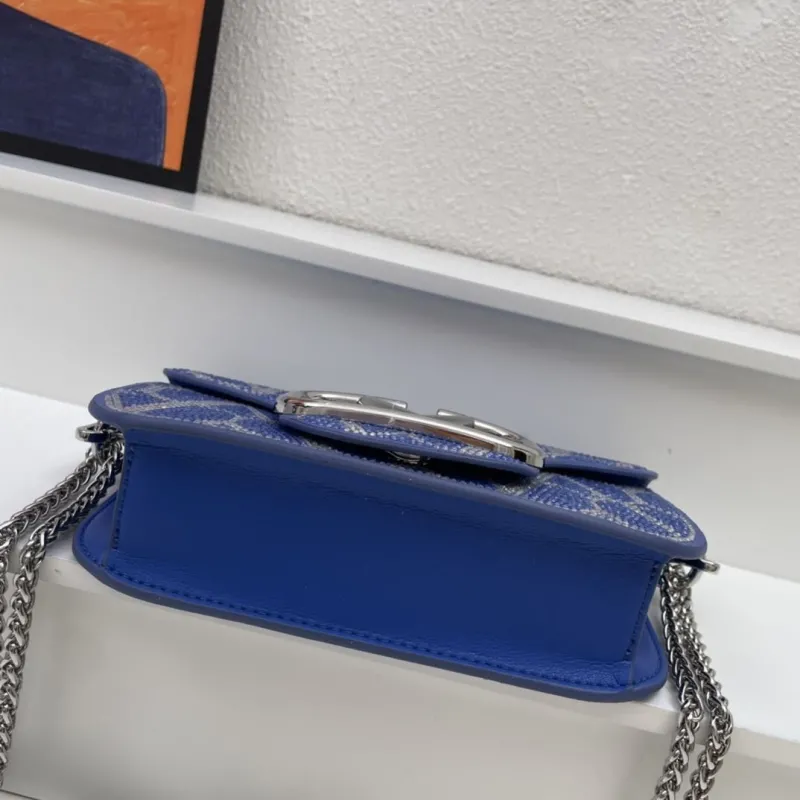 Valentino Blue Rhinestone Satchel Bag 27cm 3008 - Image 6