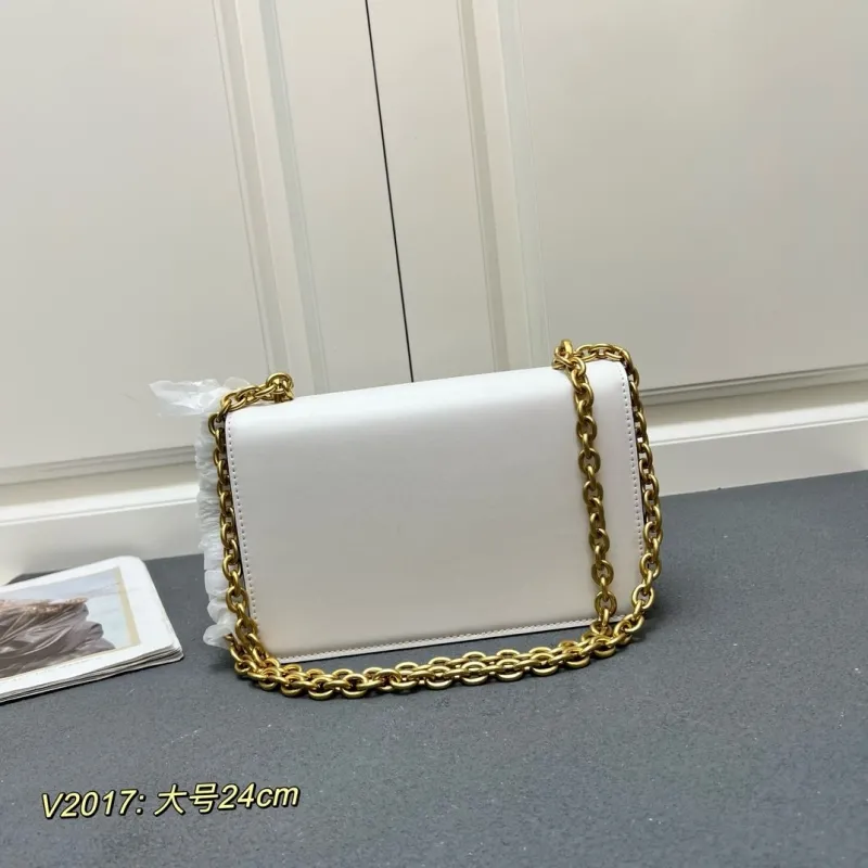 Alternative view of Valentino White Large Chain Satchel Bag V2017