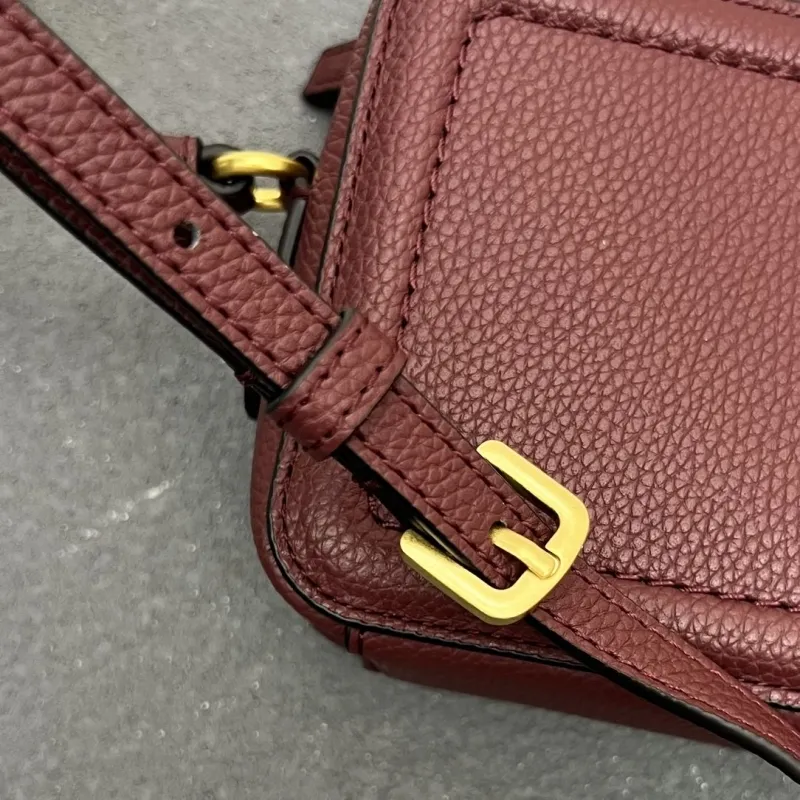 Valentino Burgundy Crossbody Bag 5045 - Image 7