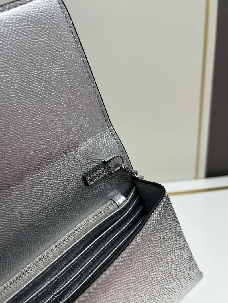 Valentino Silver 0132 Satchel Crossbody Bag - Image 7
