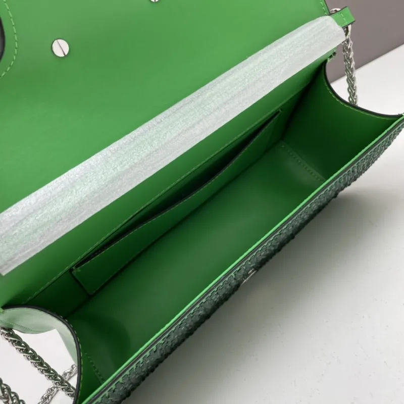Valentino Green Crystal Satchel Bag 27cm 20229 - Image 7