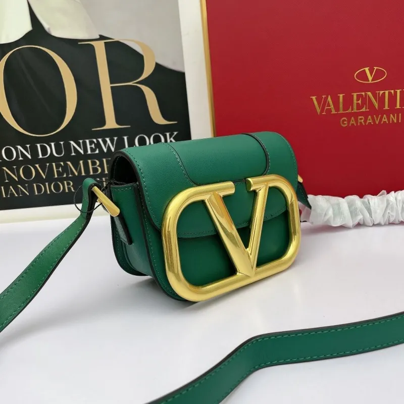 Alternative view of Valentino Garavani Green Crossbody Satchel Bag 445