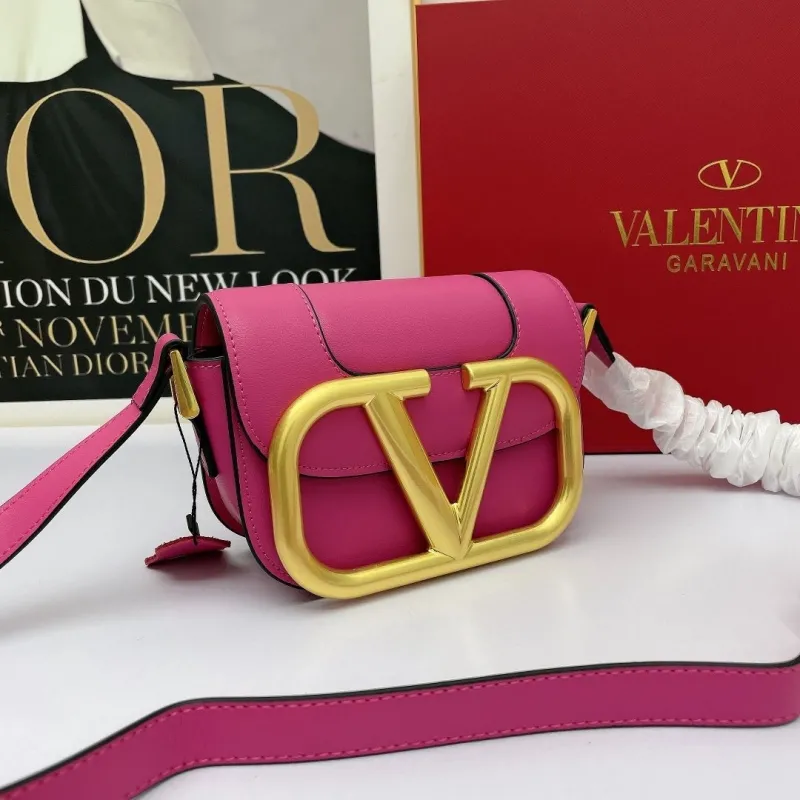 Alternative view of Valentino Garavani Pink Crossbody Satchel Bag 447
