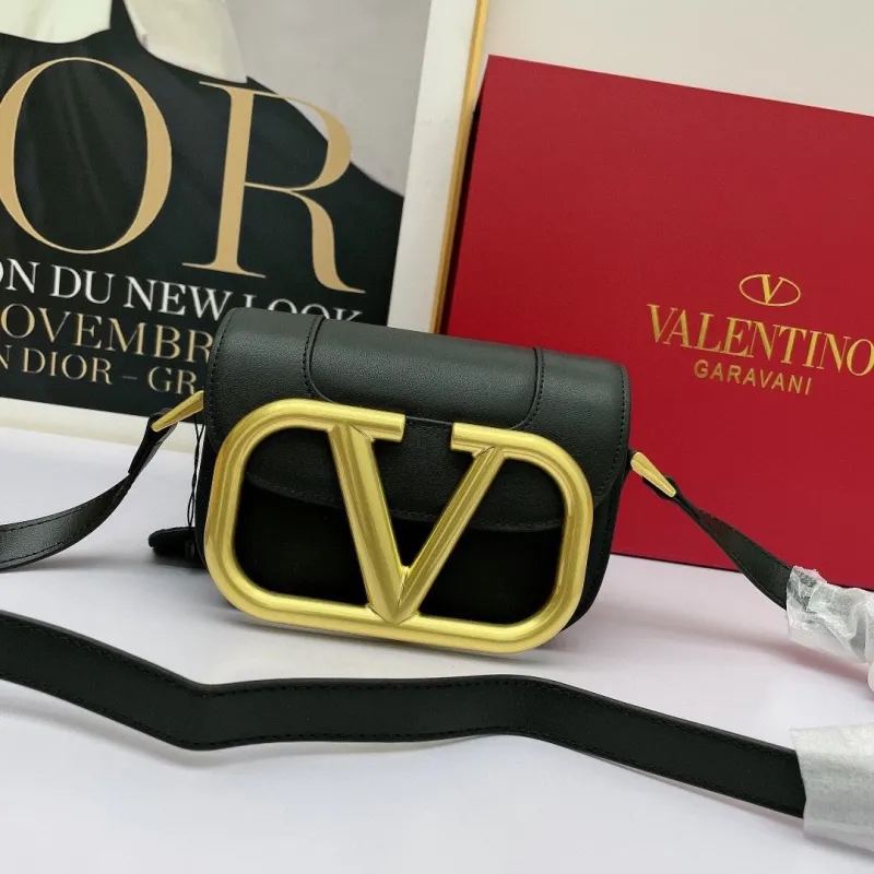 Alternative view of Valentino Garavani 451 Leather Crossbody Satchel Bag