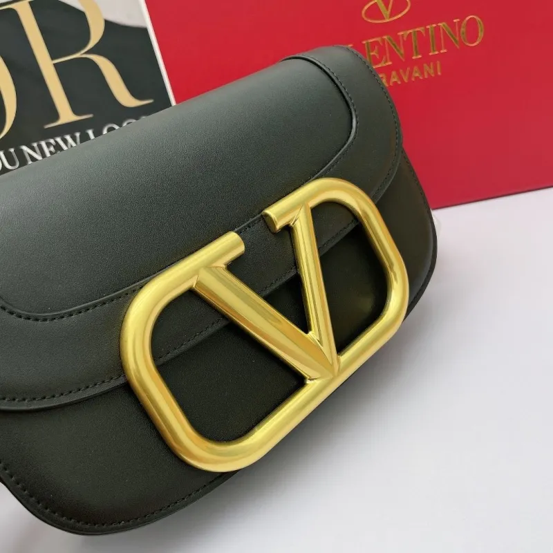 Valentino Garavani Black Crossbody Satchel Bag 459 - Image 4