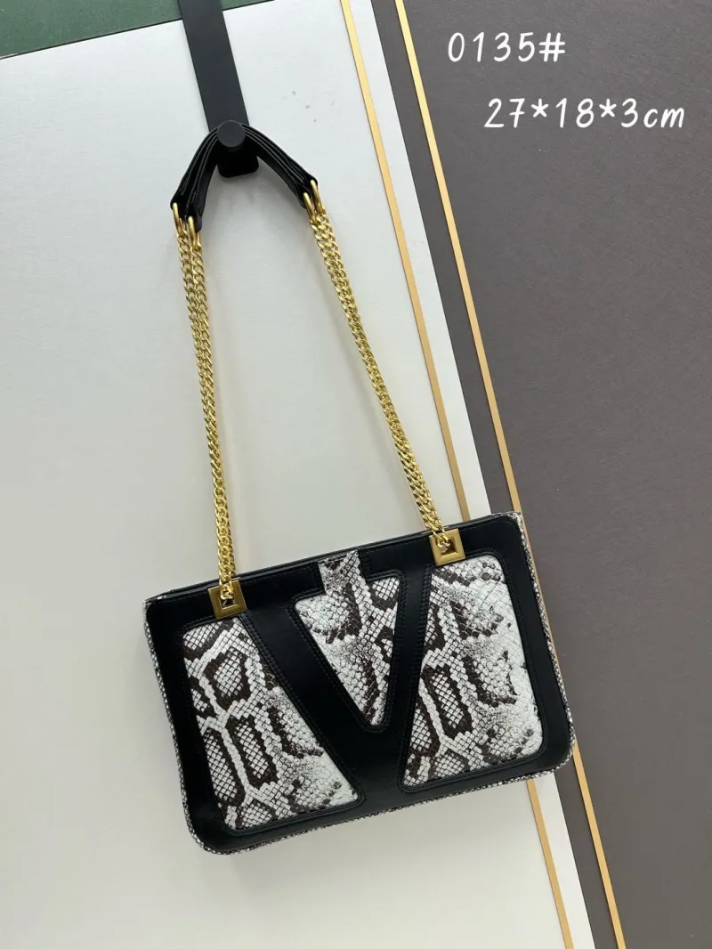 Valentino Snake Print Satchel Bag 0135