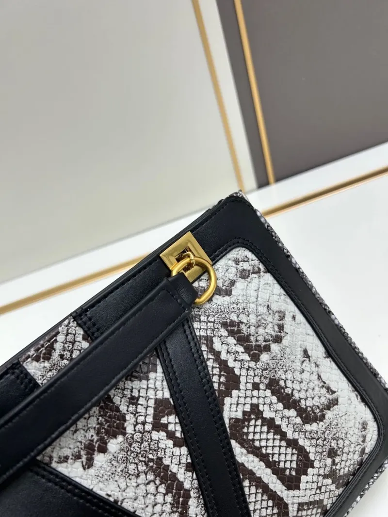 Valentino Snake Print Satchel Bag 0135 - Image 5