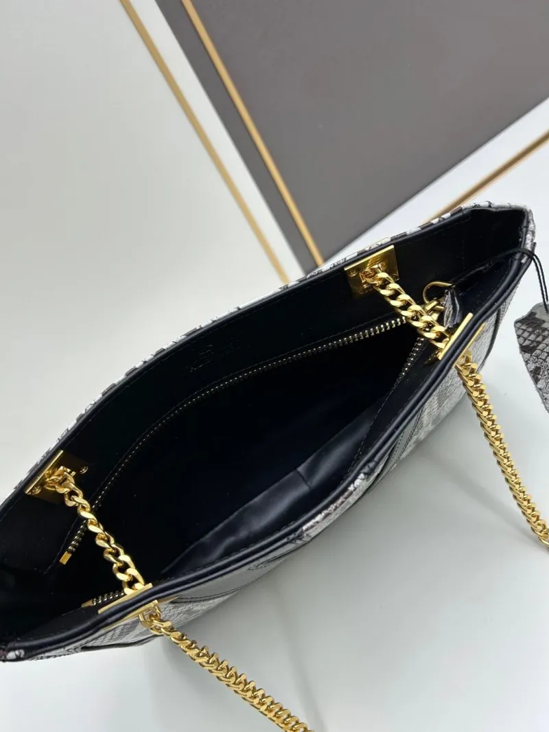 Valentino Snake Print Satchel Bag 0135 - Image 7